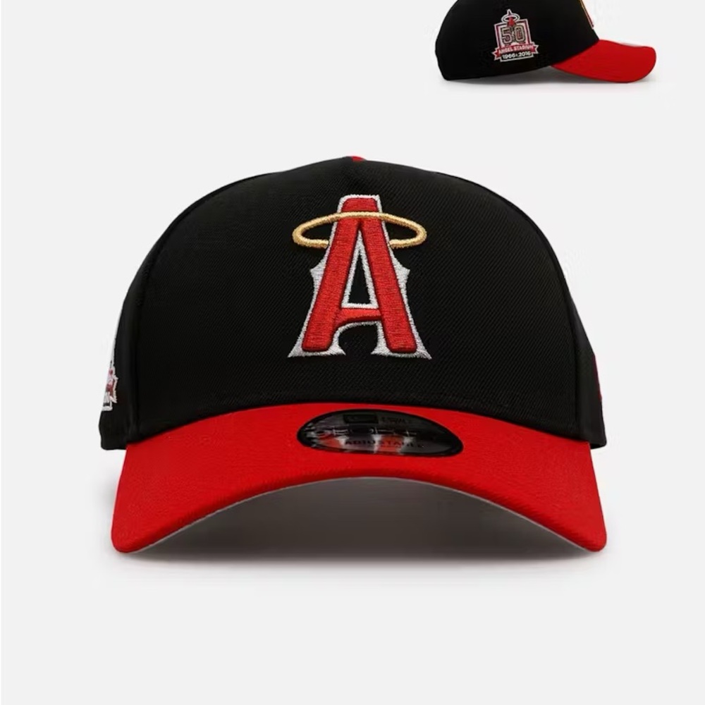 New Era Black and Red Hat